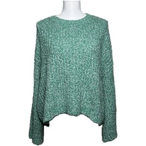 Sincerely Jules Cozy Green Sweater w/ Flared Sleeves - Size L 💚✨
